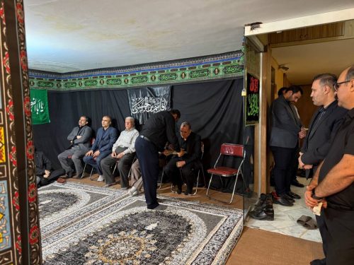 مراسم یاد بود مرحوم مصطفی تن پوشان و قرائت دعای توسل و ذکر مناقب اهل بیت