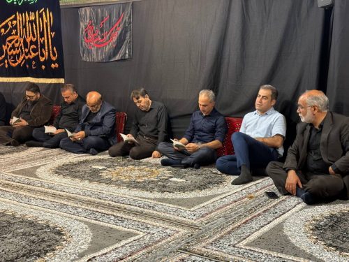 مراسم یاد بود مرحوم مصطفی تن پوشان و قرائت دعای توسل و ذکر مناقب اهل بیت
