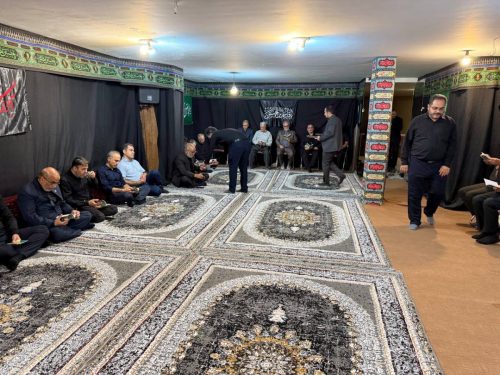 مراسم یاد بود مرحوم مصطفی تن پوشان و قرائت دعای توسل و ذکر مناقب اهل بیت